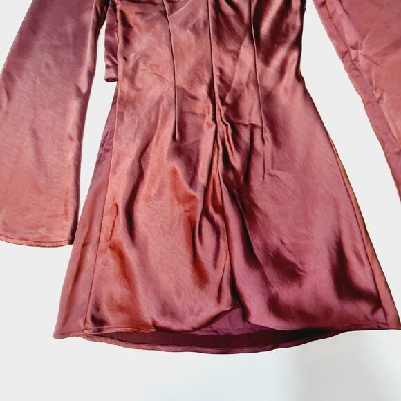 Tularosa Olivia Mini Dress in Wine XXS - Picture 8 of 11